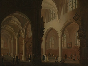 St Georges Church Prints: Interior of the Former Church of Saint George in Antwerp