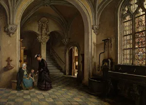 St Pauls Church Prints: Interior of the Church of Saint Paul in Antwerp