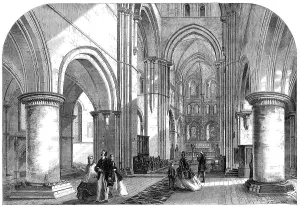 Restoration Prints: Interior of the Church of St. Cross