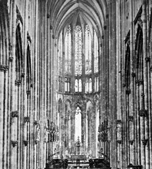 Images Dated 18th January 2008: Interior of Cologne Cathedral, early 20th century