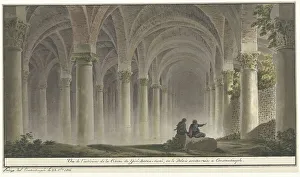 Subterranean Prints: Interior in Constantinople, 1814. Creator: Michel Francois Preaulx