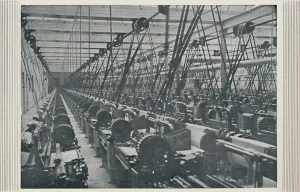 Interior of Cotton Mill, 1910