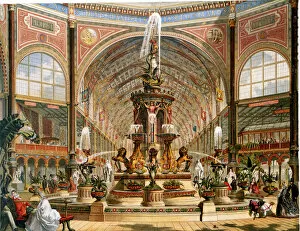 Framework Collection: Interior of the Crystal Palace during the International Exhibition, 1862