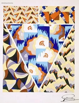 Triangle Collection: Interior design pattern, c1930s. Creator: French School (20th Century)