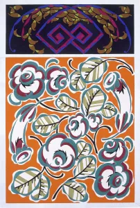 Interior design pattern, pub. 1921. Creator: Auguste H. Thomas active 1910-1930s