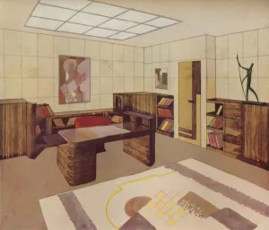 Polished Prints: Interior designed and executed by DIM (Decoration Interieure Moderne), c1930