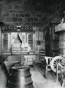 Interior, Dinan, Brittany, France, 1937.Artist: Martin Hurlimann Interior, Dinan, Brittany, France, 1937.Artist: Martin Hurlimann