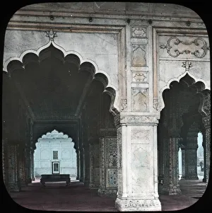 Pavilion Prints: Interior of the Diwan-i-Khas, Red Fort, Delhi, India, late 19th or early 20th century