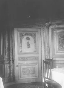 Victorian Gothic Prints: Interior door, Wykehurst Place, Bolney, Sussex. Artist: Bill Brunell