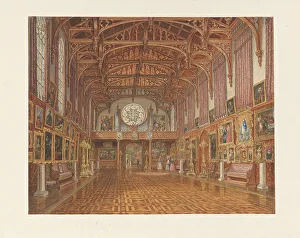 High Ceiling Prints: Interior of the Gothic Hall, Kneuterdijk Palace