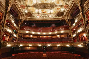 Auditorium Gallery: Interior of the Grand Opera House, Belfast, Northern Ireland, 2010