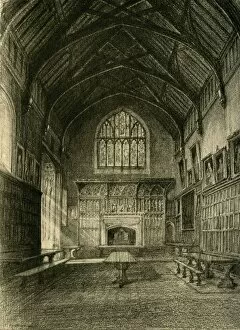 History Of Eton College Gallery: Interior of the Hall, 1911. Creator: Unknown