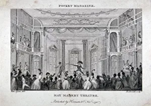 Spectating Prints: Interior of the Haymarket Theatre, London, 1795