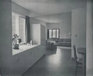 Lloyd Gallery: Interior - House at Fairfax, California by Francis Ellsworth Lloyd, 1942