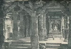 Helmolt Gallery: The Interior of a Jain Temple at Mount Abu in Rajputana, c1903, (1904)