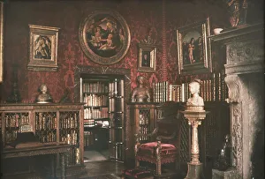 Morgan J P Sr Prints: Interior of J.P. Morgan's library, ca. 1912. Creator: Arnold Genthe