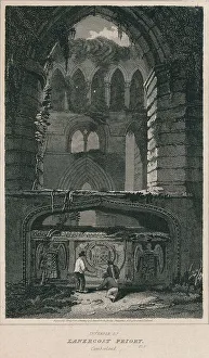 Cumberland Prints: Interior of Lanercost Priory. Cumberland, 1814. Artist: John Greig