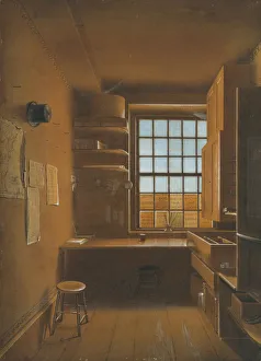 Lottery Collection: Interior of a Lottery, 1821. Creator: James Kidder