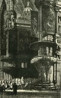 Lombardy Gallery: Interior of Milan Cathedral, 1890. Creator: Unknown