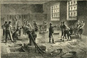 Metalworking Prints: Interior of the Mint, c1872. Creator: Unknown