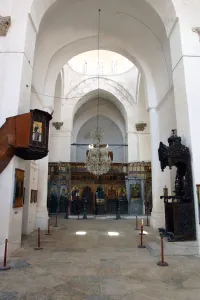 Northern Cyprus Prints: Interior of a monastery church, North Cyprus