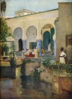 Interior of a Moorish Harem, 1907. Artist: Sir John Lavery