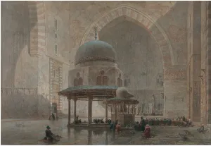 Goodall Prints: Interior of the Mosque-Madrassa of Sultan Hassan in Cairo