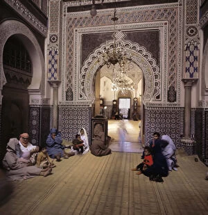 Arte Gallery: Interior of a mosque in Rabat