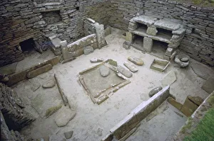 Dresser Prints: Interior of Neolithic Hut
