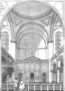 Alter Prints: Interior of the New Greek Church London Wall, 1850. Creator: Unknown