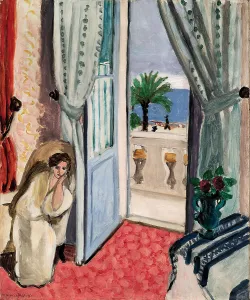Interior at Nice (Room at the Hotel Mediterranee), ca 1919. Creator: Henri Matisse