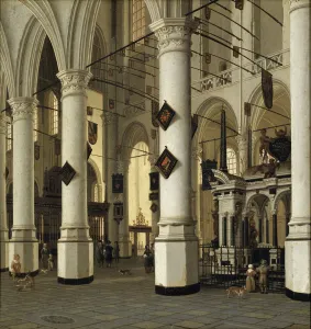 Nieuwe Kerk Prints: Interior of Nieuwe Kerk, Delft