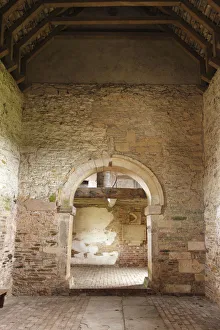 Interior of Oddas Chapel, Deerhurst, Gloucestershire, 2010