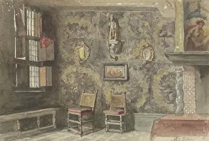 Interior of the old Brouwershuis in Antwerp, 1846-1905. Creator: Hendrik Adriaan Christiaan Dekker