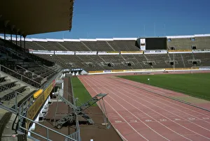 Olympic Stadium Prints: Interior of Olympic stadium in Helsinki, 1930s