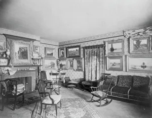 Artists House Prints: Interior of Parker Mann house, Tanglebank