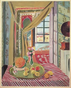 Interior with phonograph, 1934. Creator: Henri Matisse