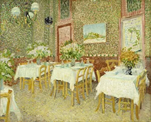 Pointillism Gallery: Interior of a Restaurant, 1887