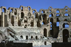 Interior of a Roman colosseum, 3rd century
