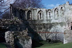 Interior of a Roman and medieval multangular tower in York, 3rd century