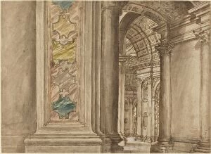 The Interior of Saint Peter's, Rome, first quarter 17th century. Creator: Unknown