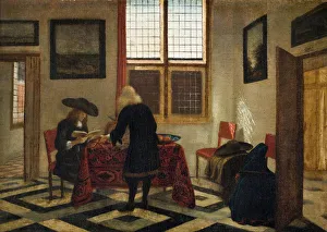 Janssens Prints: Interior Scene. Artist: Janssens, Pieter (1623-1682)
