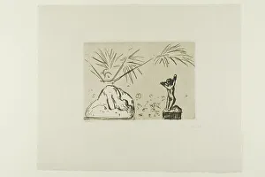 Interior with Sculptures, 1902. Creator: Edvard Munch