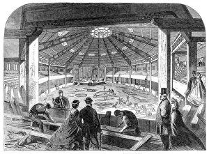 Interior of the Shakspeare Pavilion at Stratford-on-Avon, 1864. Creator: Unknown