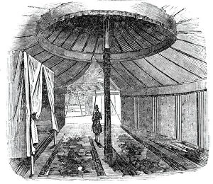 Moroccan Gallery: Interior of Sidi Mohammeds tent, 1844. Creator: Unknown