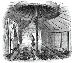 Booty Prints: Interior of Sidi Mohammeds tent, 1844. Creator: Unknown