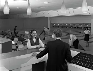 Michael Walters Gallery: Interior of Silver Blades ice rink and bowling alley, Sheffield, South Yorkshire, 1965