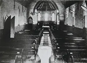 Victorian Gothic Prints: Interior of St. Clement's Church