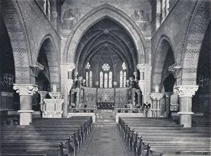 Penrose Prints: Interior of St. James the Less, Westminster, c1903. Artist: W Ingle