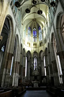 Interior, St. Martin's Cathedral, Utrecht, Netherlands, 2013. Creator: LTL